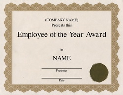 Image result for employee of the year award