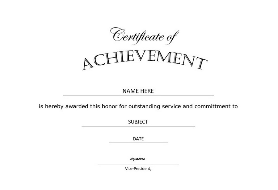 certificate of achievement landscape free templates clip art landscape certificate templates