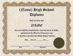 Highschool Diploma Template from www.geographics.com