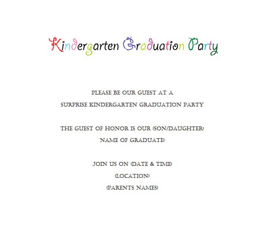 Graduation | Free Suggested Wording by Theme | Geographics