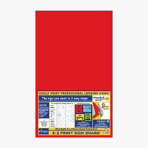 EZ Print Sign Board 8.5"x14" Royal Brites