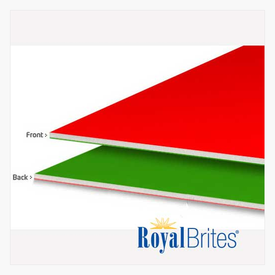 Foam board by Royal Brites® a variety of colors and sizes. Free customization with Iclicknprint. Made in the USA!